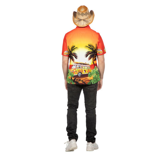 Hawaii blouse - Hippie Busje Oranje - Heren