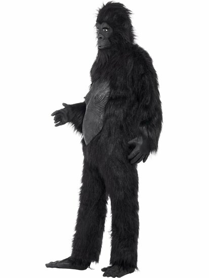 Luxe Gorilla - Dieren Kostuum - Zwart - Heren