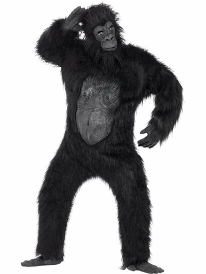Luxe Gorilla - Dieren Kostuum - Zwart - Heren