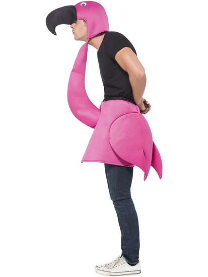 Roze Flamingo - Dieren Kostuum - Volwassenen