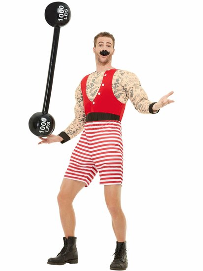 Sterke Man - Circus Artiest Kostuum - Heren