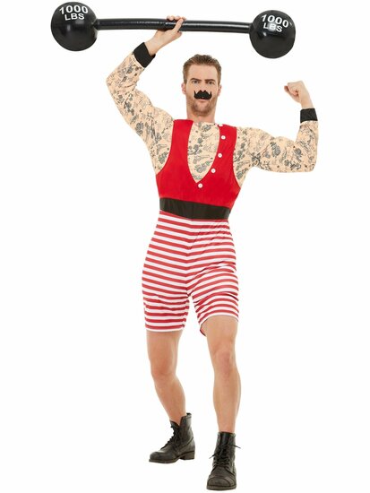 Sterke Man - Circus Artiest Kostuum - Heren