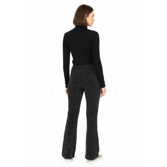 Flared Broek Zwart - Dames
