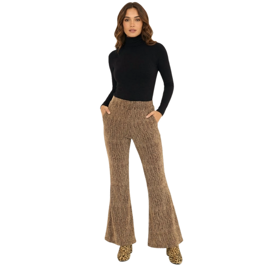 Flared Broek Goud - Dames