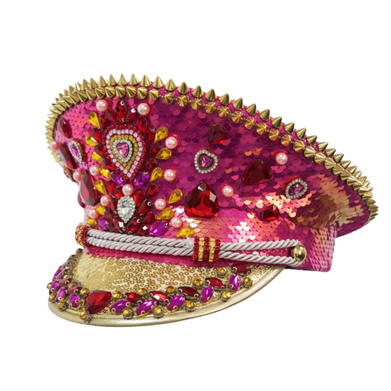 Pet Luxe Valentijn Goud - Met Steentjes en Pailletten