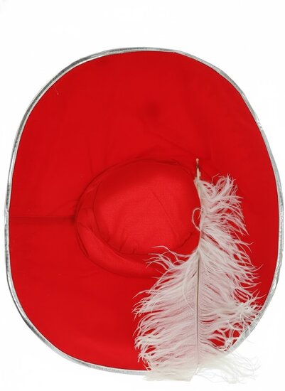 Kapiteinshoed - Piraten - Rood - Volwassenen