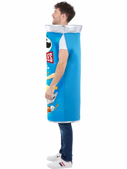 Pringles Kostuum - Salt and Vinegar - Blauw - Volwassenen