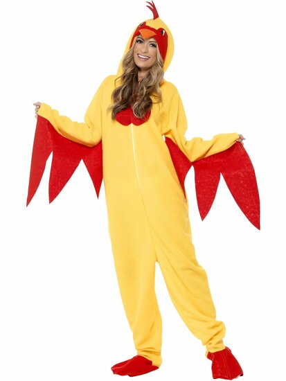 Kostuum Haan - Dieren Kostuum - Jumpsuit - Volwassenen