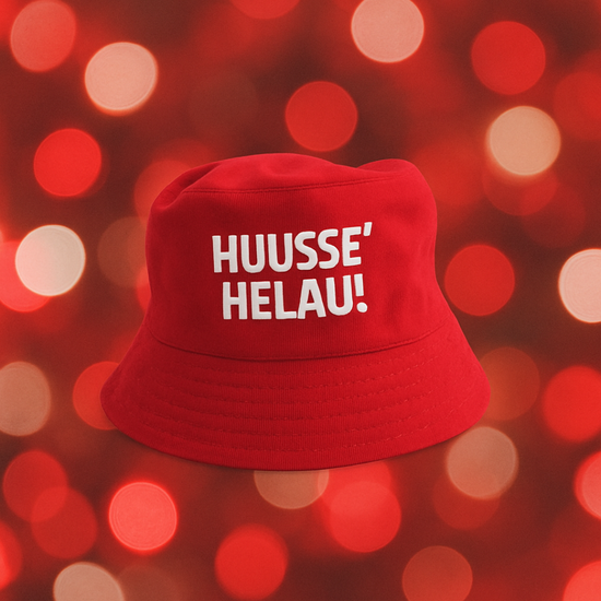 Huusse Helau Buckethat - Zwaonestad  - Huissen - Rood-Wit