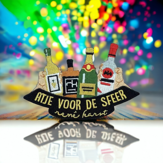 Embleem Huusse - Strijkembleem - Adje Voor De Sfeer