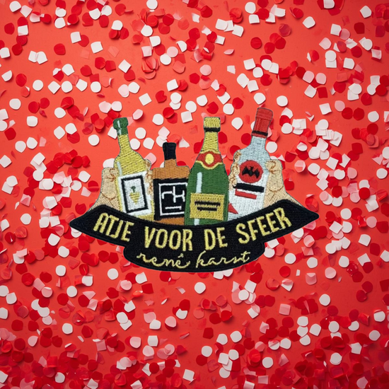 Embleem Huusse - Strijkembleem - Adje Voor De Sfeer