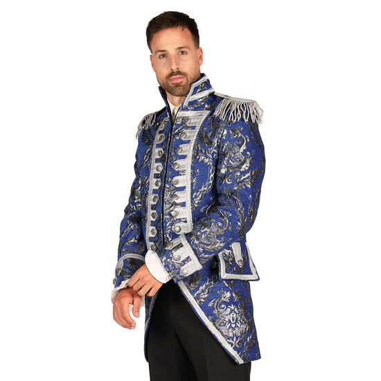 Thetru Carnavalsjas Heren - Nelson - Blauw-Zilver