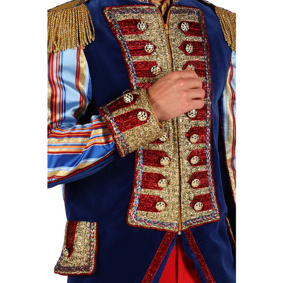 Thetru Carnavalsjas Heren - Velvet Sensation - Blauw