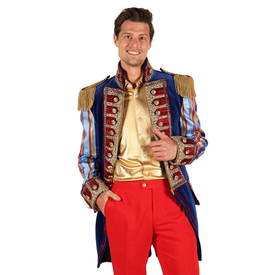 Thetru Carnavalsjas Heren - Velvet Sensation - Blauw