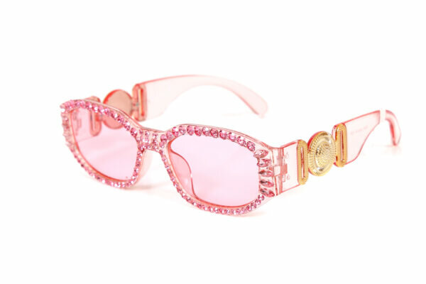 Feestbril - Bril Patty Pink - Met Steentjes - Volwassenen