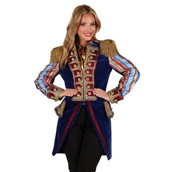 Thetru Carnavalsjas Dames - Velvet Sensation - Blauw