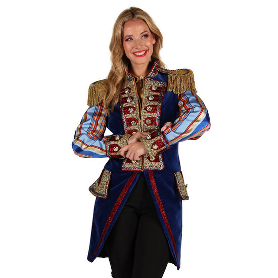 Thetru Carnavalsjas Dames - Velvet Sensation - Blauw