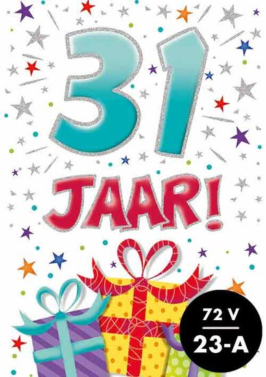 Verjaardagskaart That funny age 31 jaar