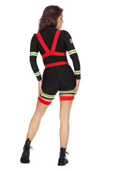 Sexy Brandweer Outfit- Catsuit - Dames