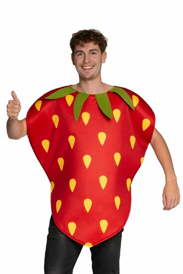 Aardbei Kostuum Rood - Volwassenen
