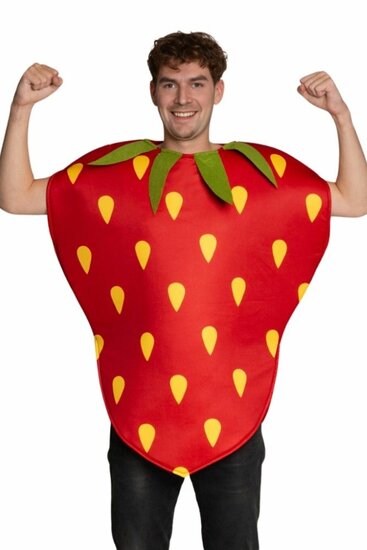 Aardbei Kostuum Rood - Volwassenen