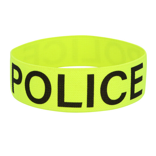 Armband - Politie - Neon Geel 