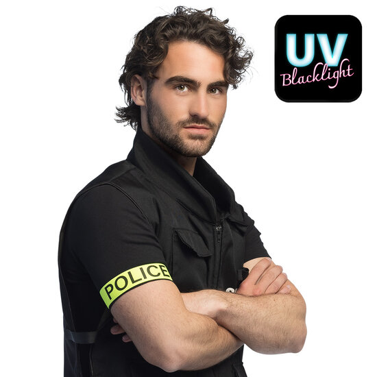Armband - Politie - Neon Geel 