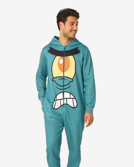 Opposuits Plankton Onesie - Jumpsuit - Volwassenen