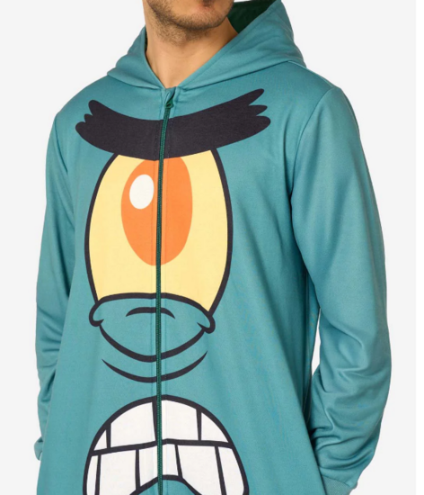 Opposuits Plankton Onesie - Jumpsuit - Volwassenen