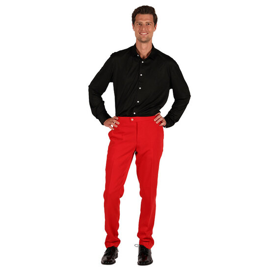 Heren broek Classic Style Rood