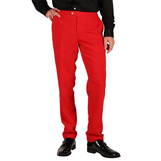 Heren broek Classic Style Rood