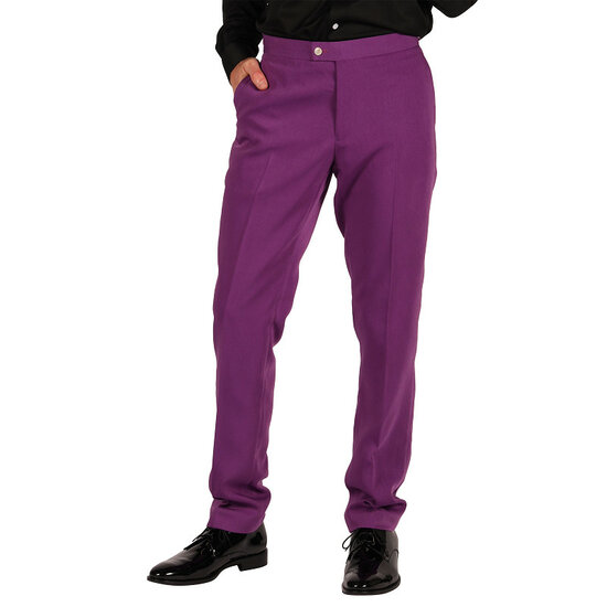 Heren broek Classic Style Paars