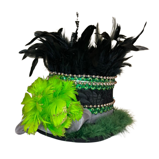 Luxe Hoge Hoed - Groen - Led - Volwassenen - 1004