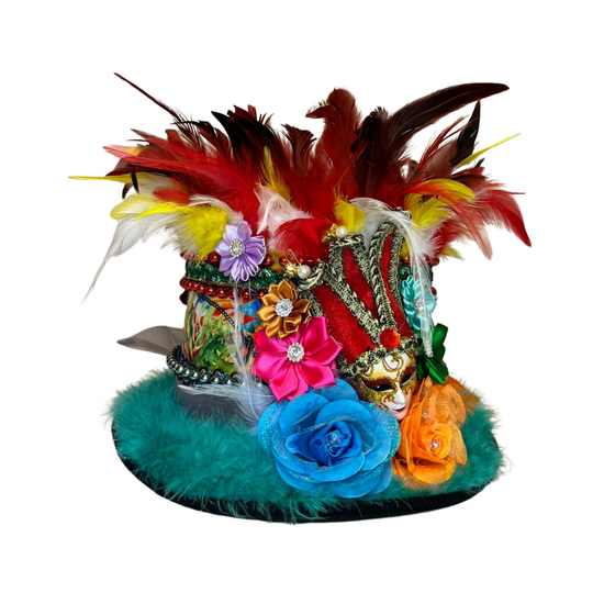 Luxe Hoge Hoed - Joker Oeteldonk - Led - Volwassenen - 1010