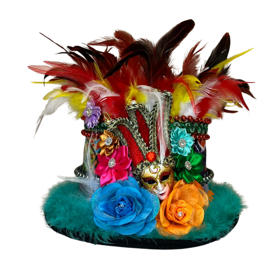 Luxe Hoge Hoed - Joker Oeteldonk - Led - Volwassenen - 1010