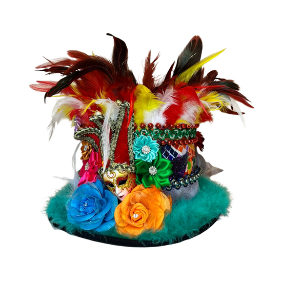 Luxe Hoge Hoed - Joker Oeteldonk - Led - Volwassenen - 1010