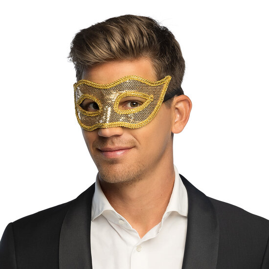 Oogmasker Venice Sequins - Gala Masker - Assorti