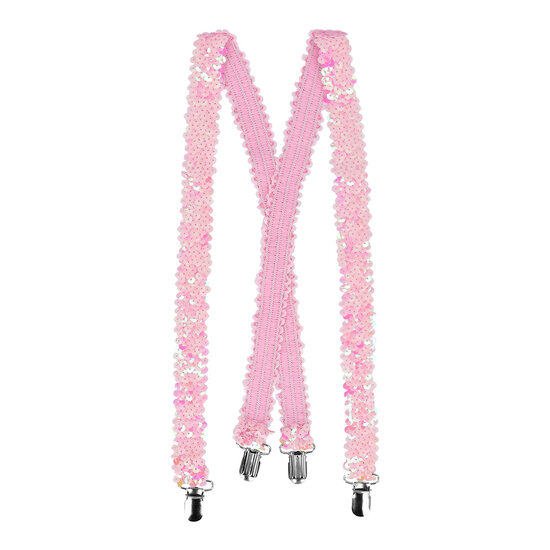 Accessoireset Lichtroze  3-delig - Bril - Bretel - Strikje