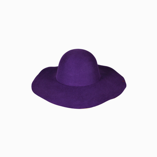 Hippie Flaphoed &ndash; Paars &ndash; Jaren &rsquo;70