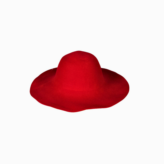 Hippie Flaphoed &ndash; Rood &ndash; Jaren &rsquo;70