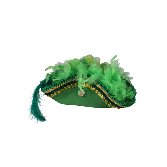 Piratenhoed Driesteek - Premium Class - Groen - Volwassenen