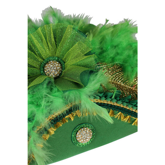 Piratenhoed Driesteek - Premium Class - Groen - Volwassenen