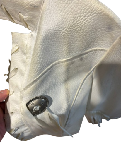 Tweedekans &ndash;  Cowboy vestje - Maat 36 - Wit