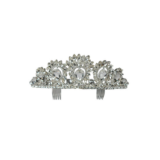 Luxe Diadeem Eleonora - Zilver - Volwassenen