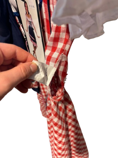 Tweedekans - Dirndl-  Rood - M