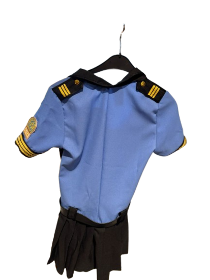 Tweedekans - Politie -  Jurk - Blauw - 36