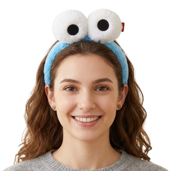 Hoofband Cookie Monster Ogen - Diadeem Bekende Personage