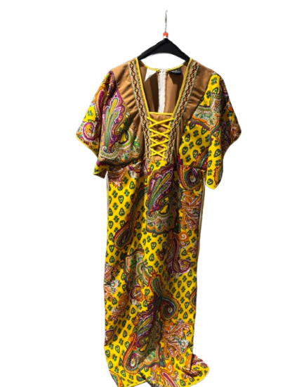 Tweedekans - Hippie jurk - Geel - 46