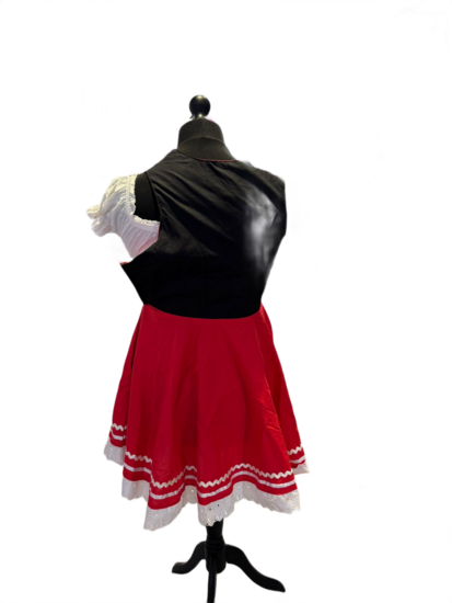 Tweedehands &amp;#x2013;  Traditioneel Duitse Dameskleding-  Maat 36 - Rood