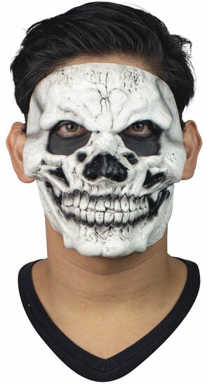 Horror Gezichtsmasker - Skelet